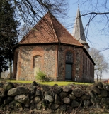 Kirche Siebeneichen von der Rückseite