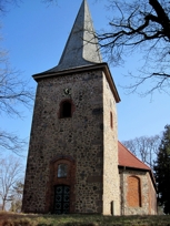 Kirchturm der Kirche von Siebeneichen